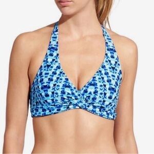 Athleta Tie Dye Tara Halter Top Bikini 34 B/C